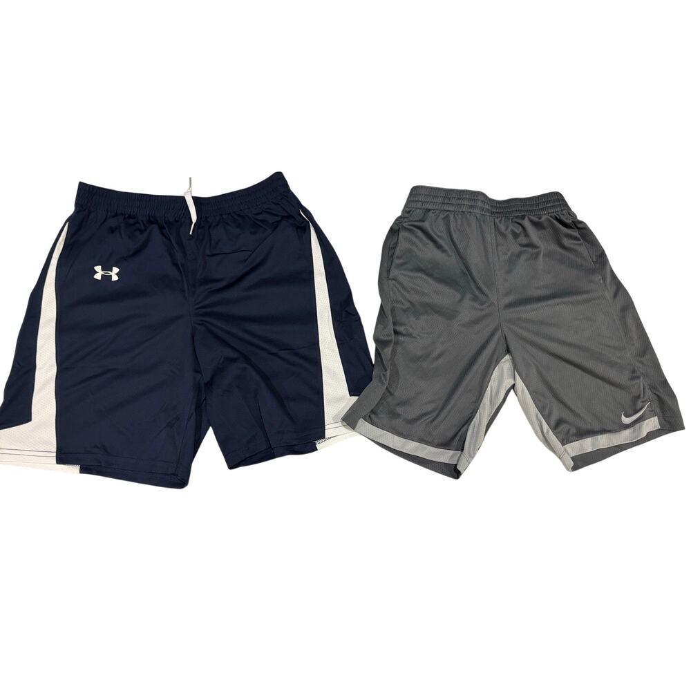 Under Armour / Nike Boys Athletic Shorts Lot SZ YXL
